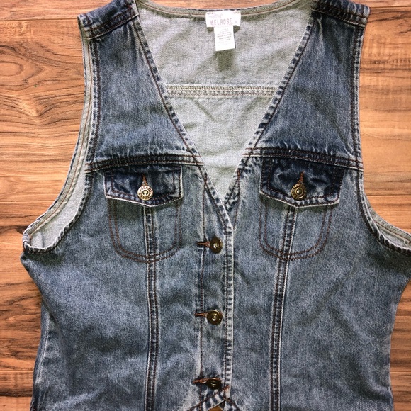 Tillys Jean button up tank nwt - Picture 3 of 4
